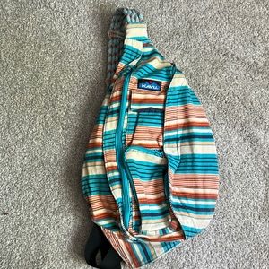 Striped KAVU Sling Bag